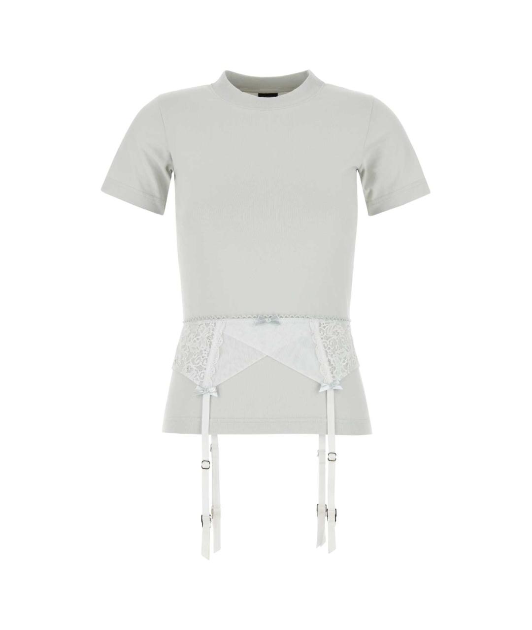 BALENCIAGA Белая хлопковая футболка, фото 1