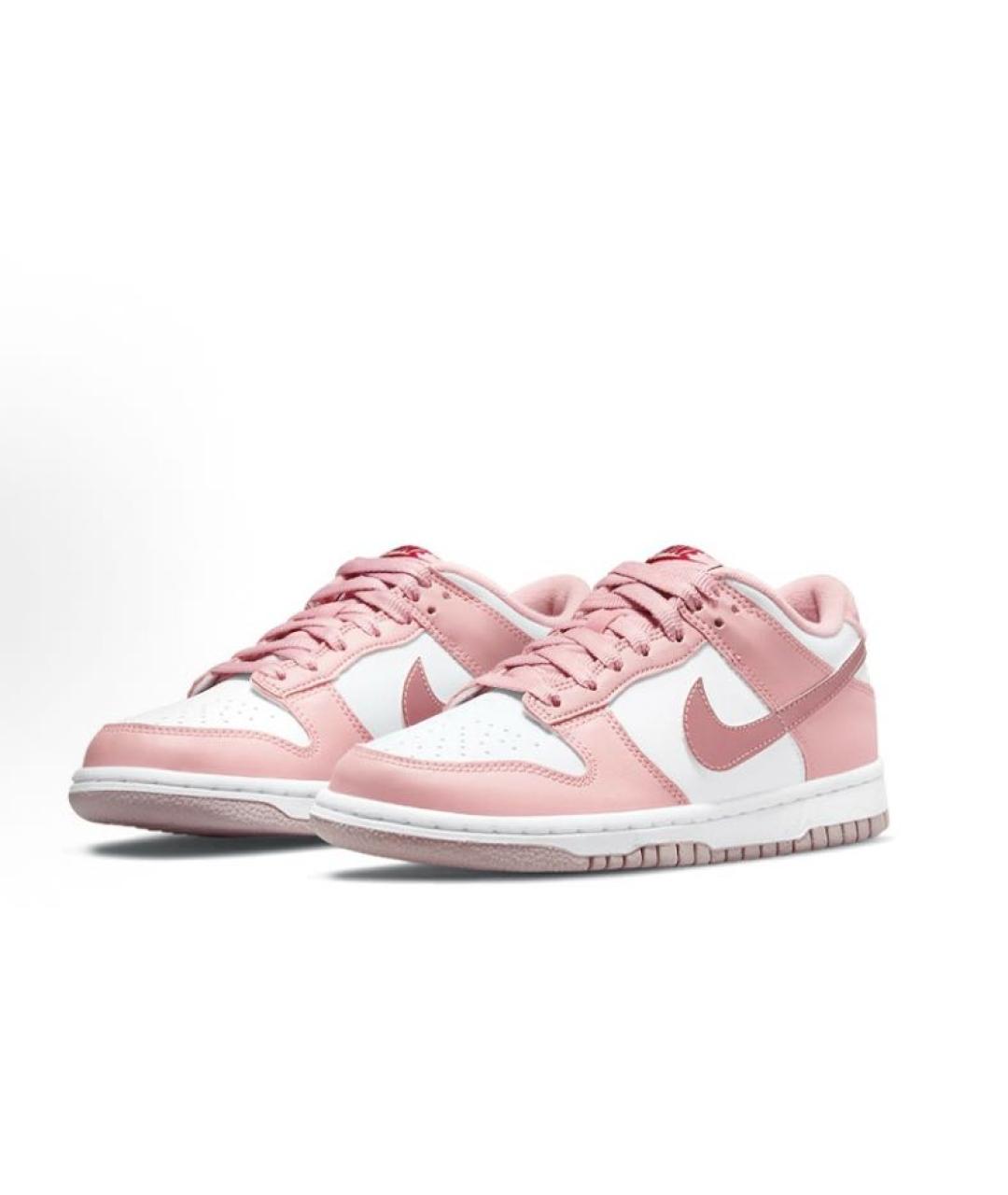 NIKE Розовые кожаные кеды, фото 2
