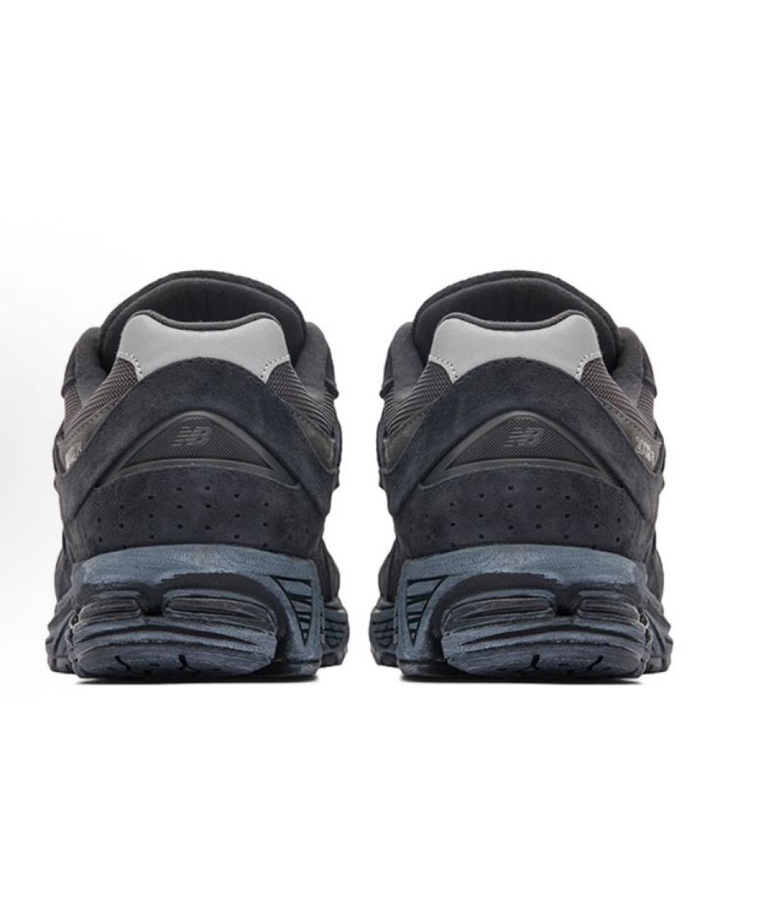 NEW BALANCE Черные низкие кроссовки / кеды из искусственной кожи, фото 4