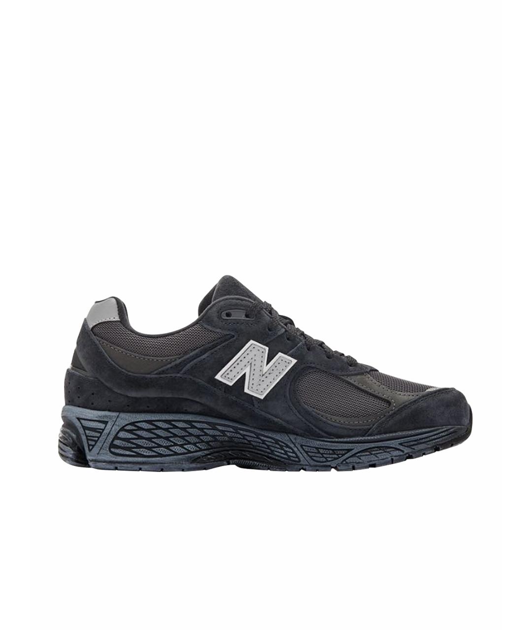 NEW BALANCE Черные низкие кроссовки / кеды из искусственной кожи, фото 1