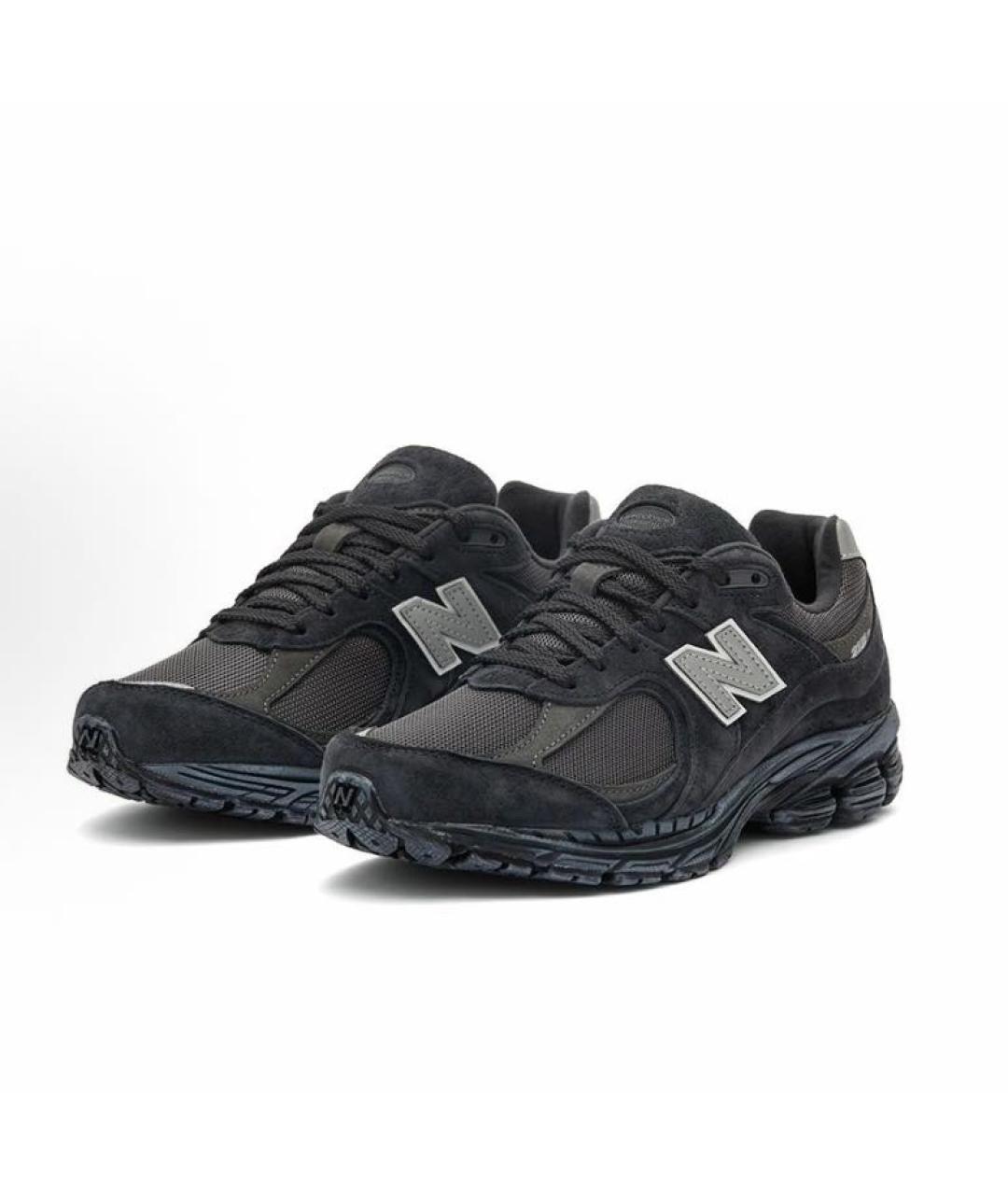 NEW BALANCE Черные низкие кроссовки / кеды из искусственной кожи, фото 2