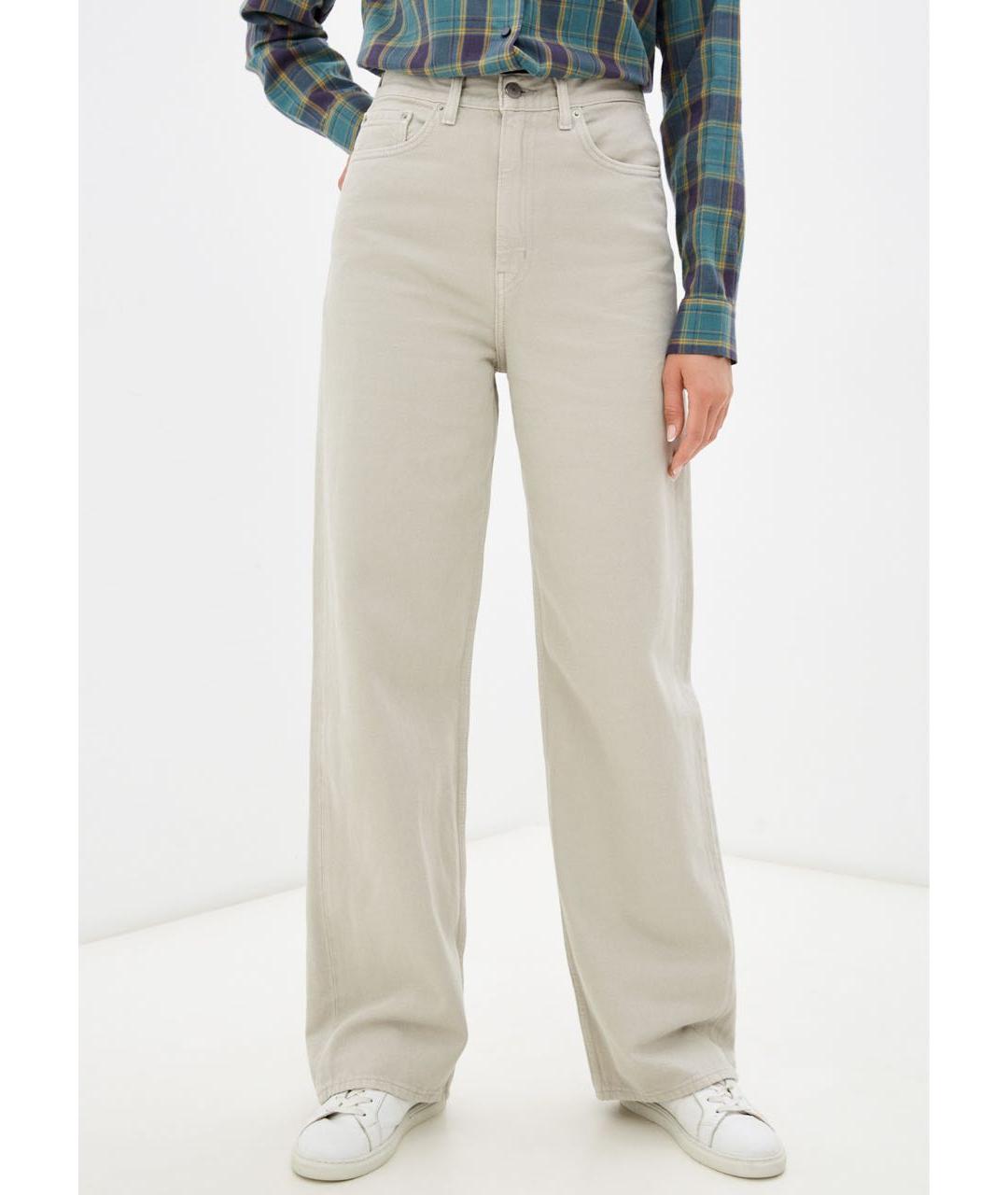 LEVI'S Бежевые джинсы клеш, фото 7