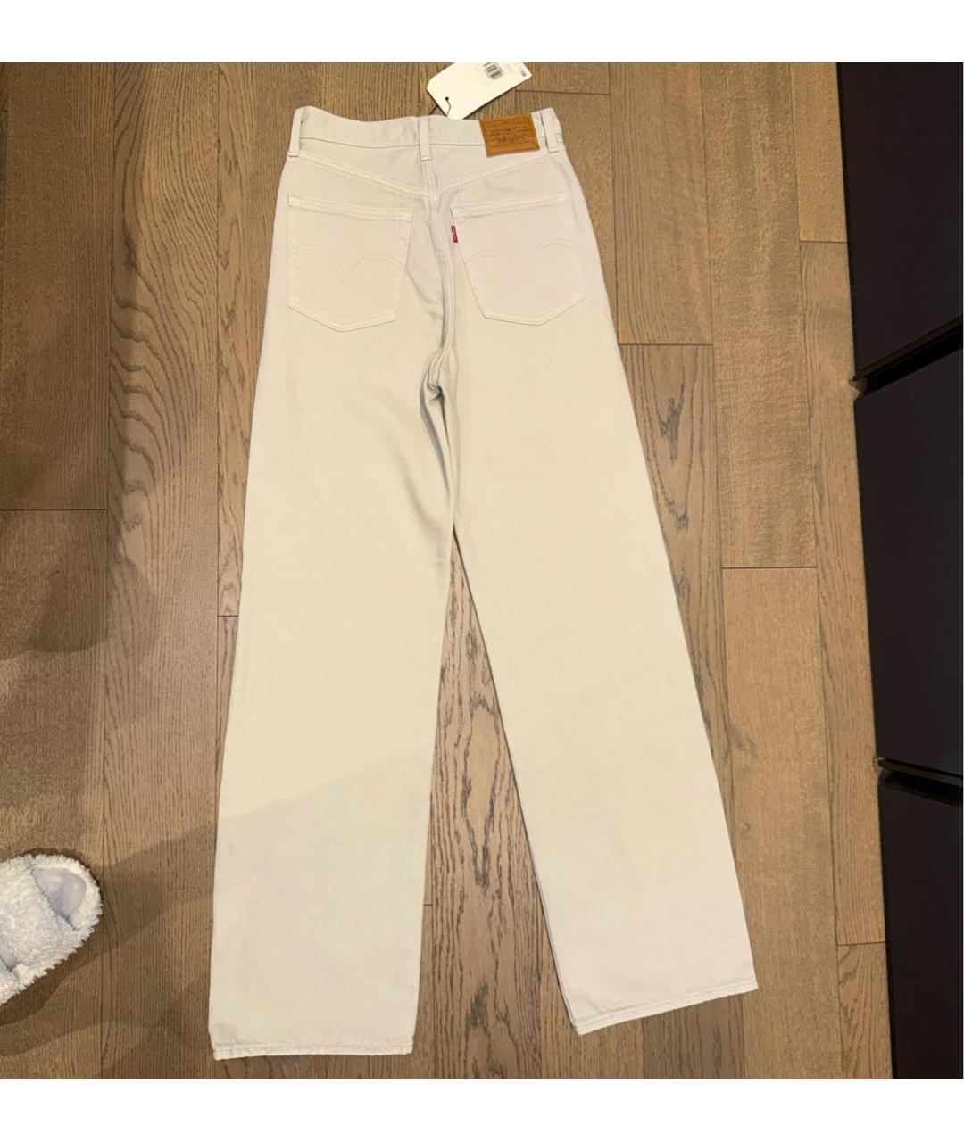 LEVI'S Бежевые джинсы клеш, фото 4