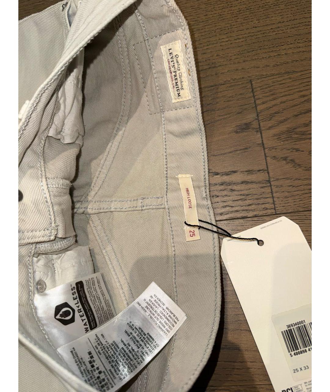 LEVI'S Бежевые джинсы клеш, фото 5