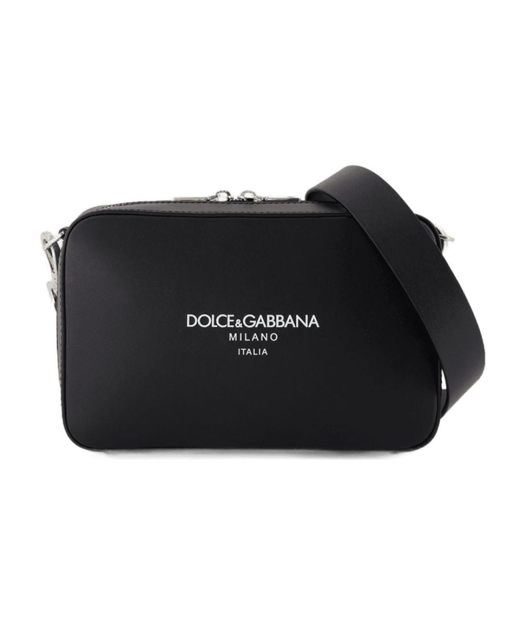 DOLCE&GABBANA Черная сумка на плечо, фото 1