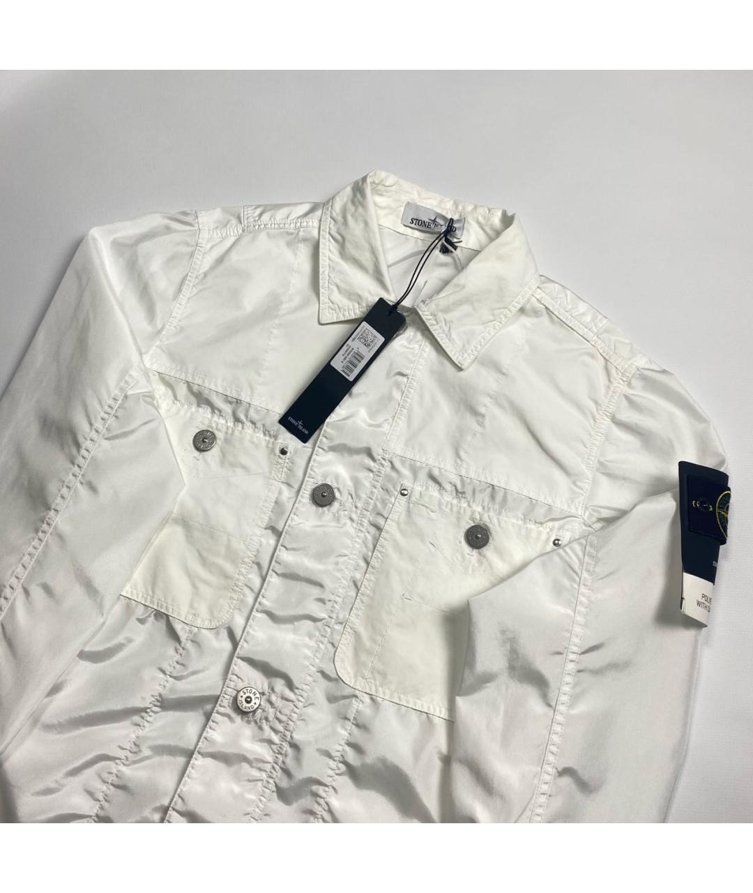 STONE ISLAND Белая куртка, фото 3