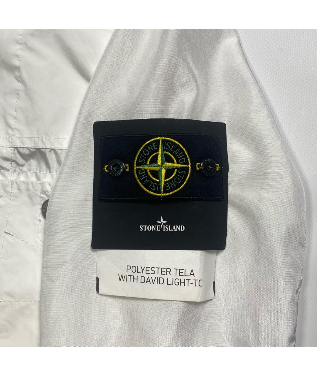 STONE ISLAND Белая куртка, фото 5