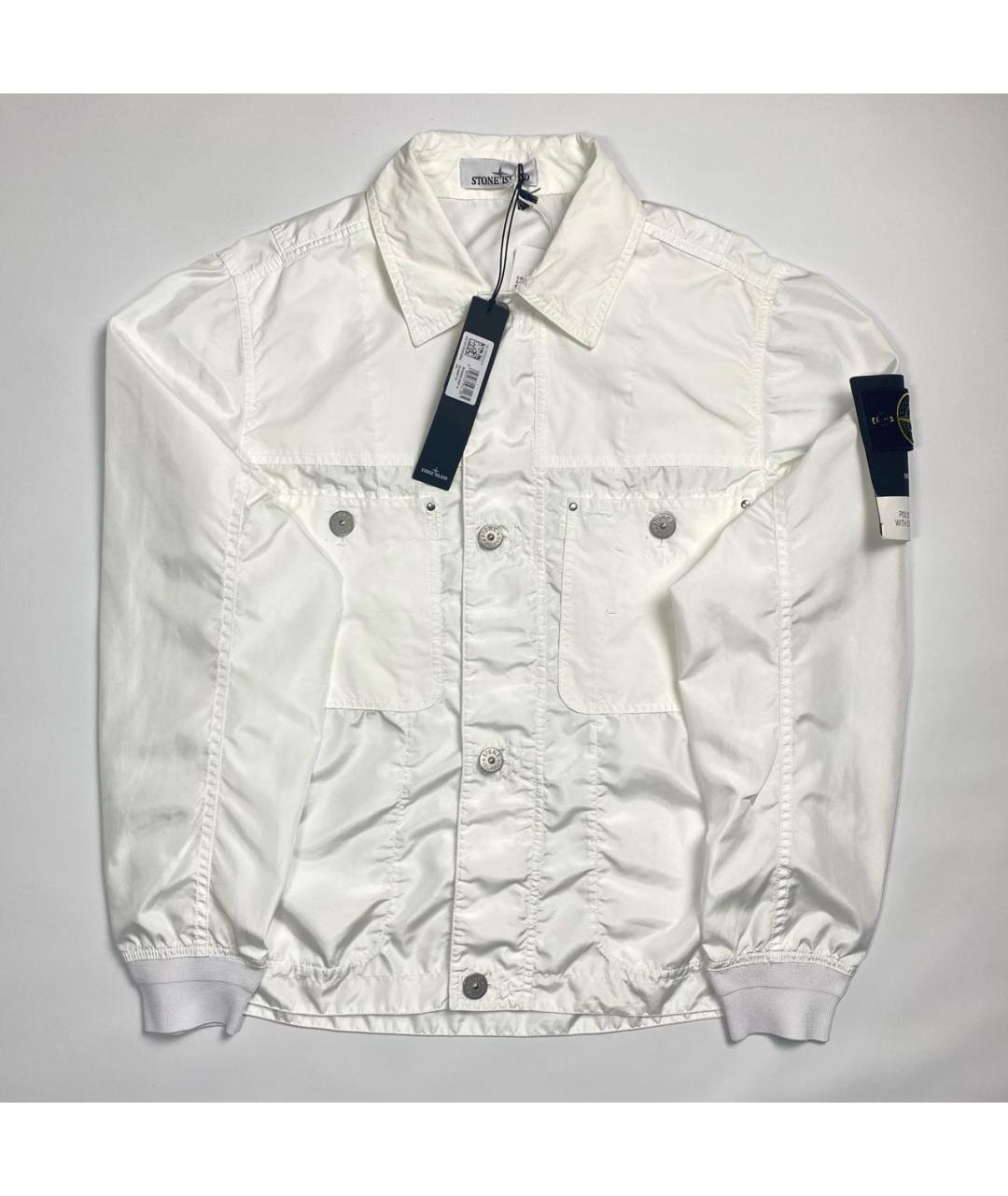 STONE ISLAND Белая куртка, фото 2