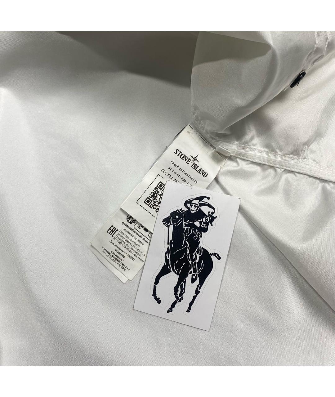 STONE ISLAND Белая куртка, фото 6