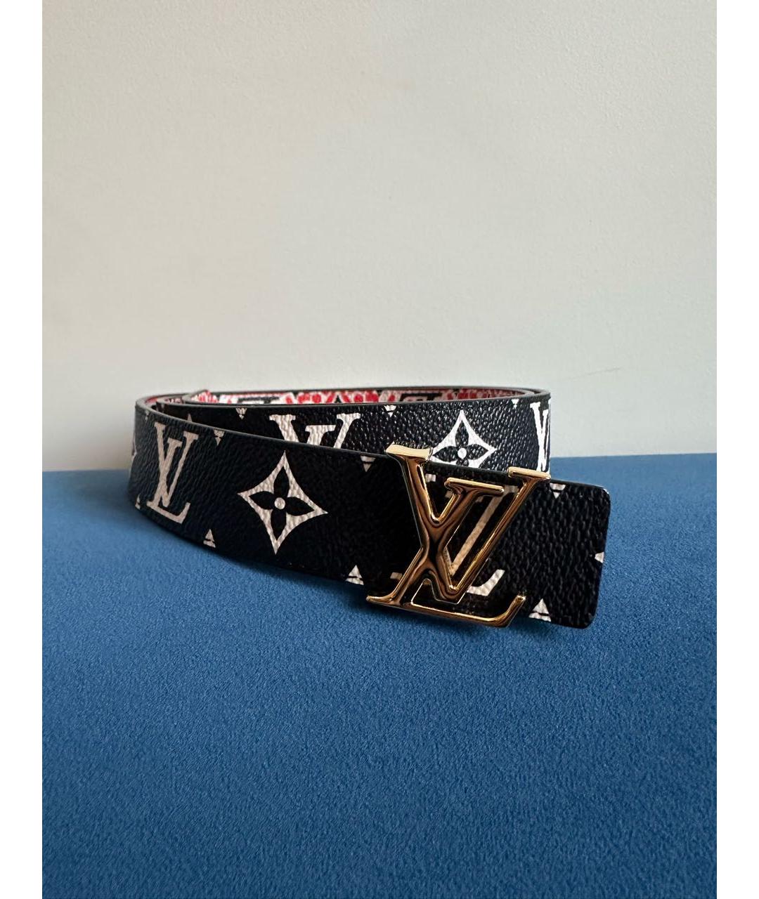 LOUIS VUITTON Черный ремень, фото 3
