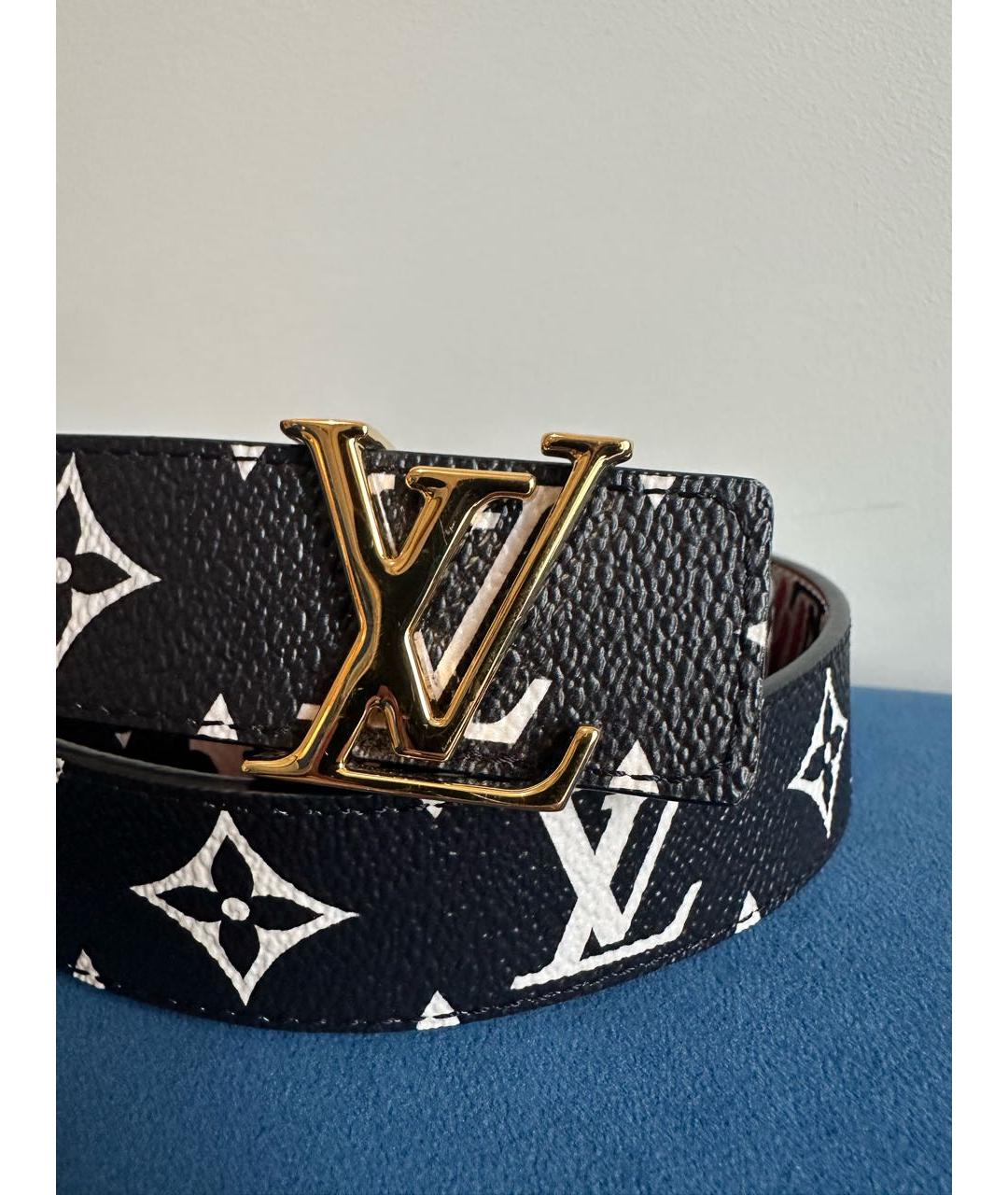 LOUIS VUITTON Черный ремень, фото 2