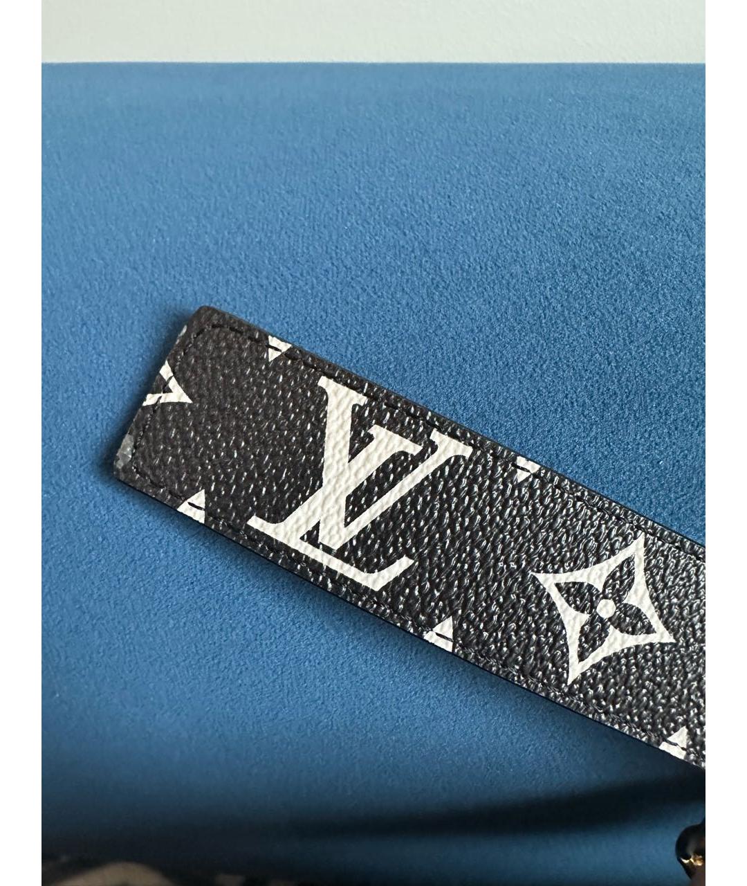 LOUIS VUITTON Черный ремень, фото 5