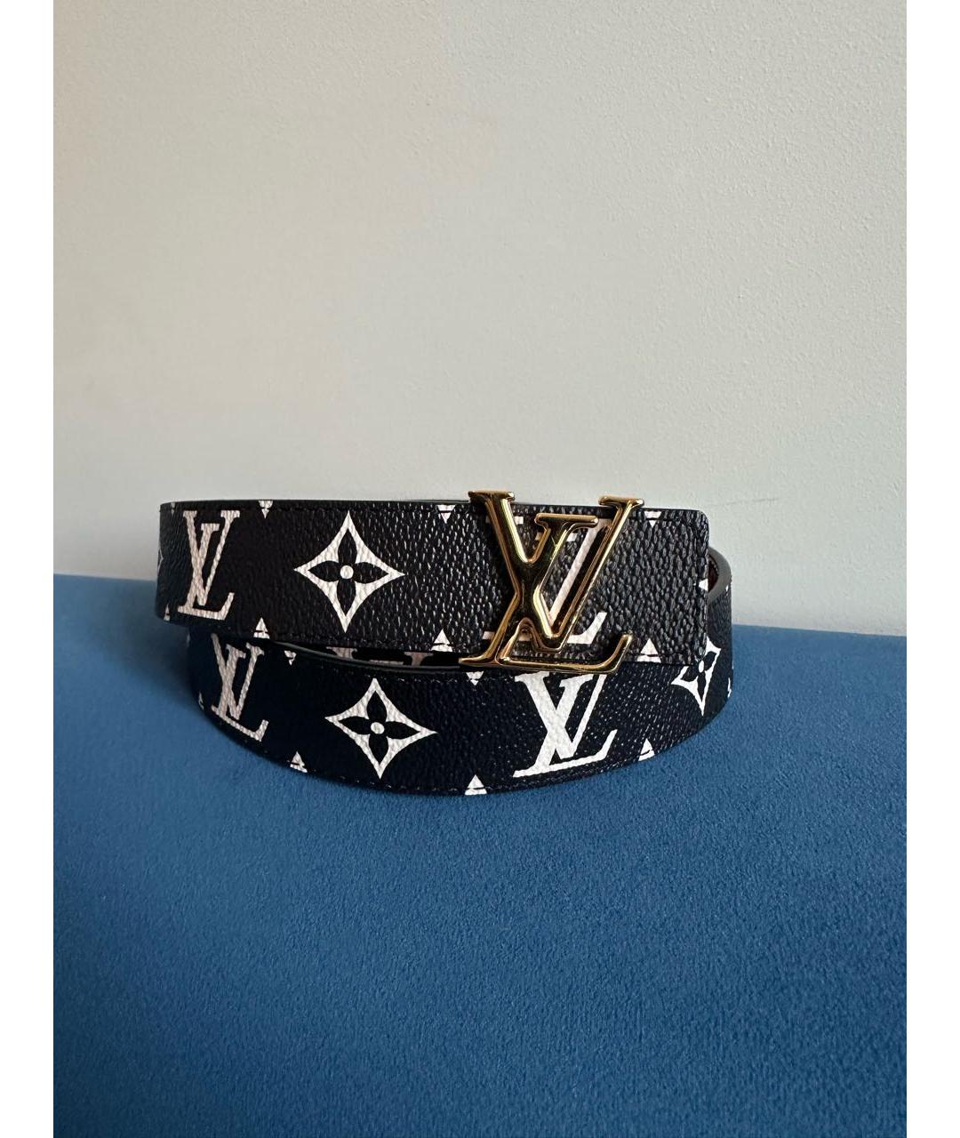 LOUIS VUITTON Черный ремень, фото 7