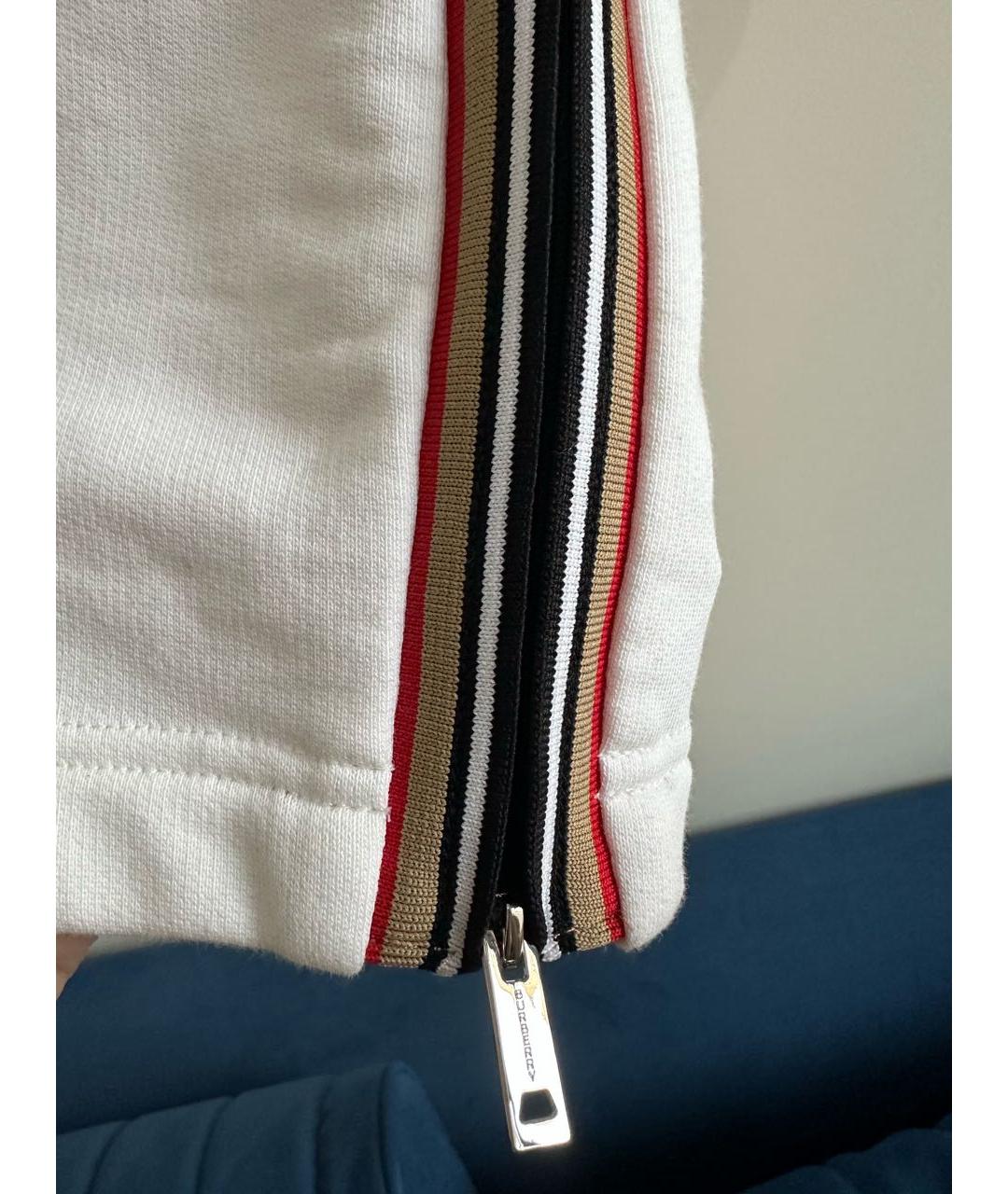 BURBERRY Белое хлопковое платье, фото 4