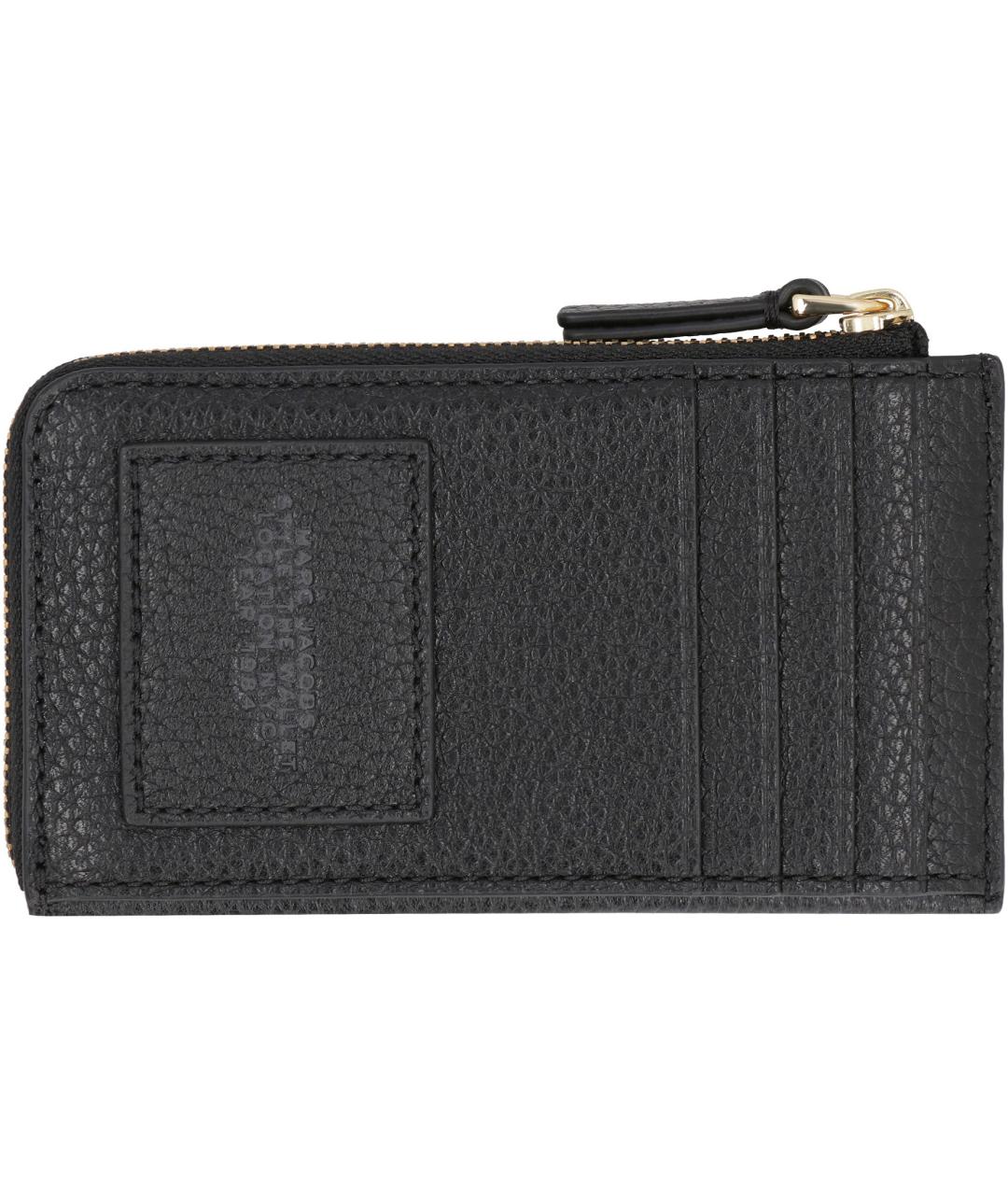 MARC JACOBS Черный кожаный кошелек, фото 2