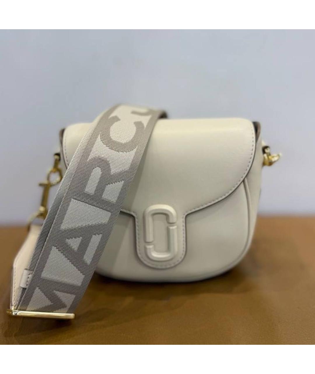 MARC JACOBS Бежевая кожаная сумка через плечо, фото 7
