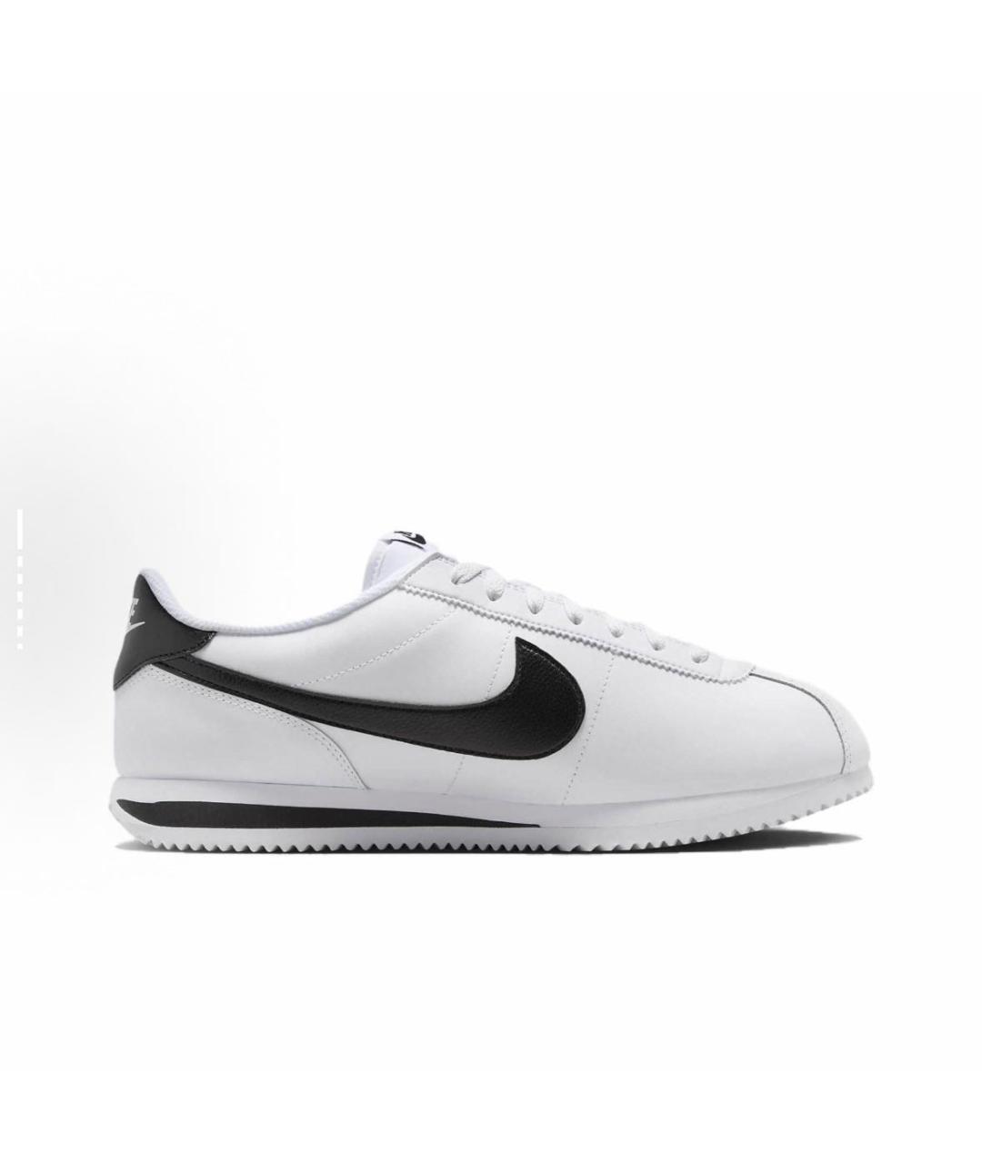 NIKE Белые замшевые низкие кроссовки / кеды, фото 2