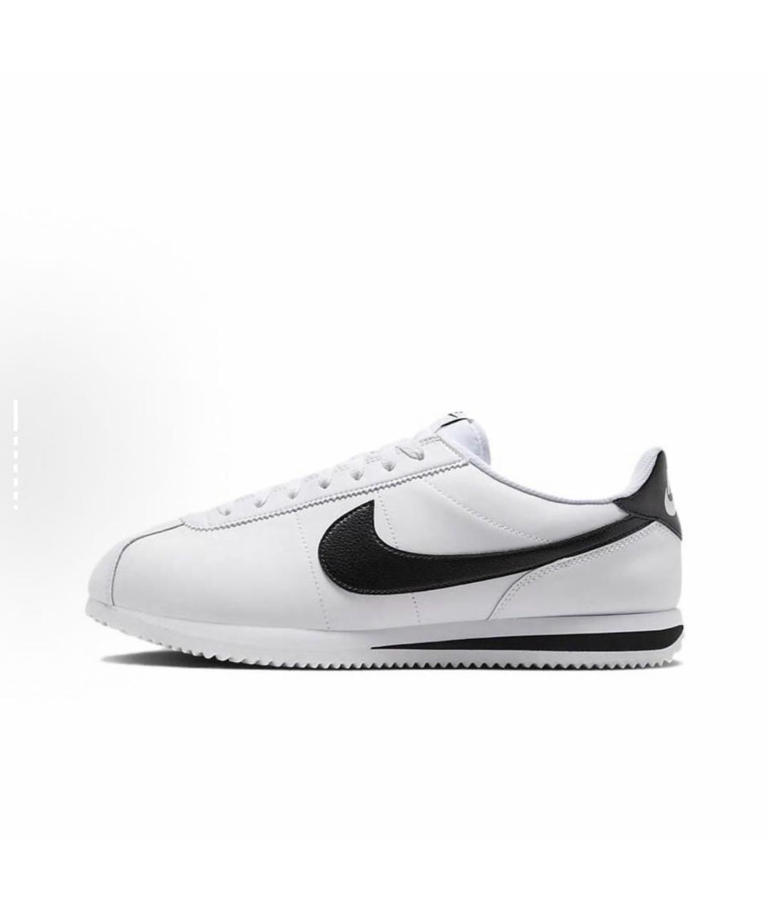 NIKE Белые замшевые низкие кроссовки / кеды, фото 5