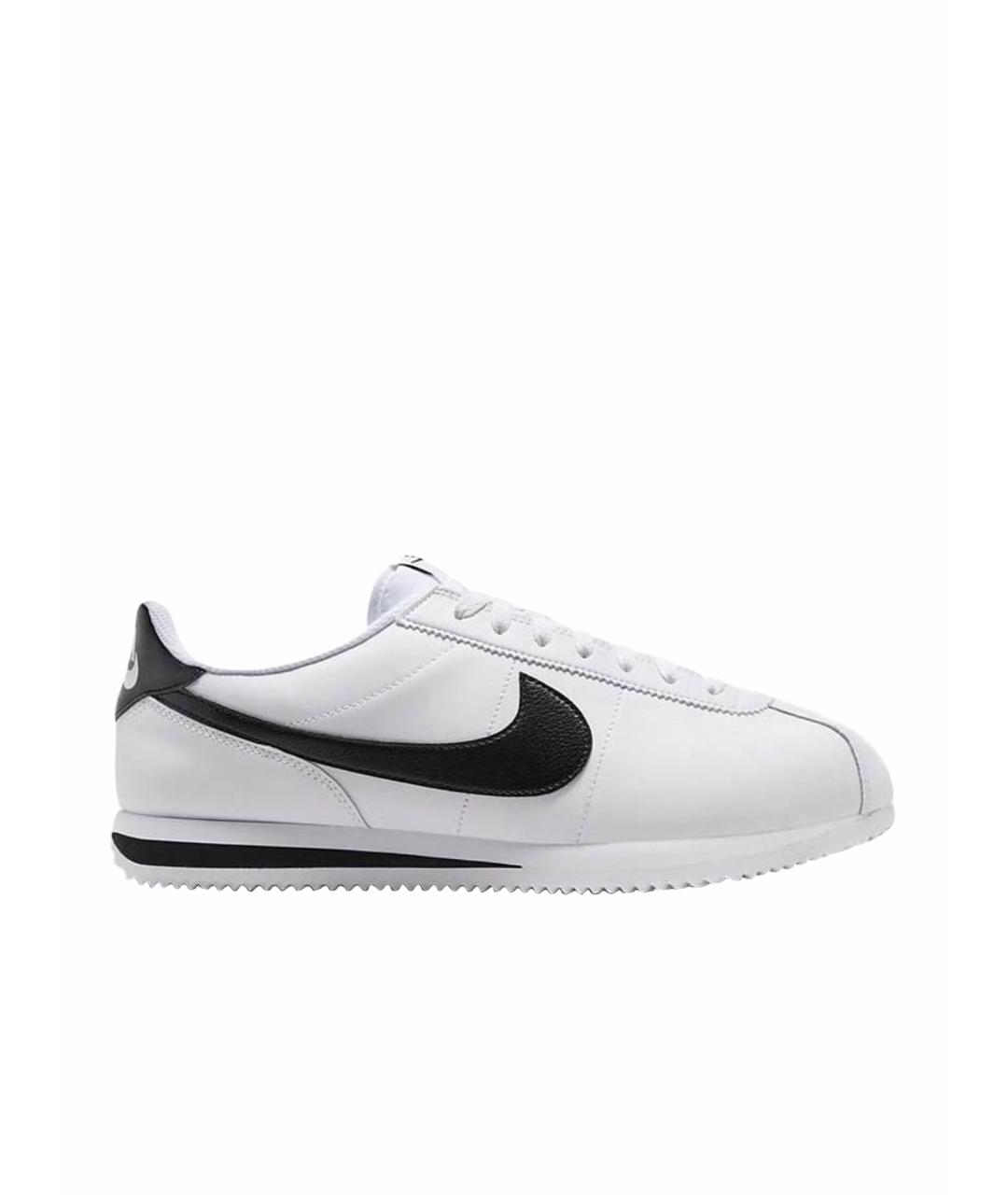 NIKE Белые замшевые низкие кроссовки / кеды, фото 1