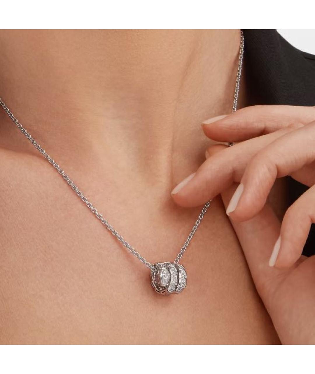 BVLGARI Подвеска из белого золота, фото 5