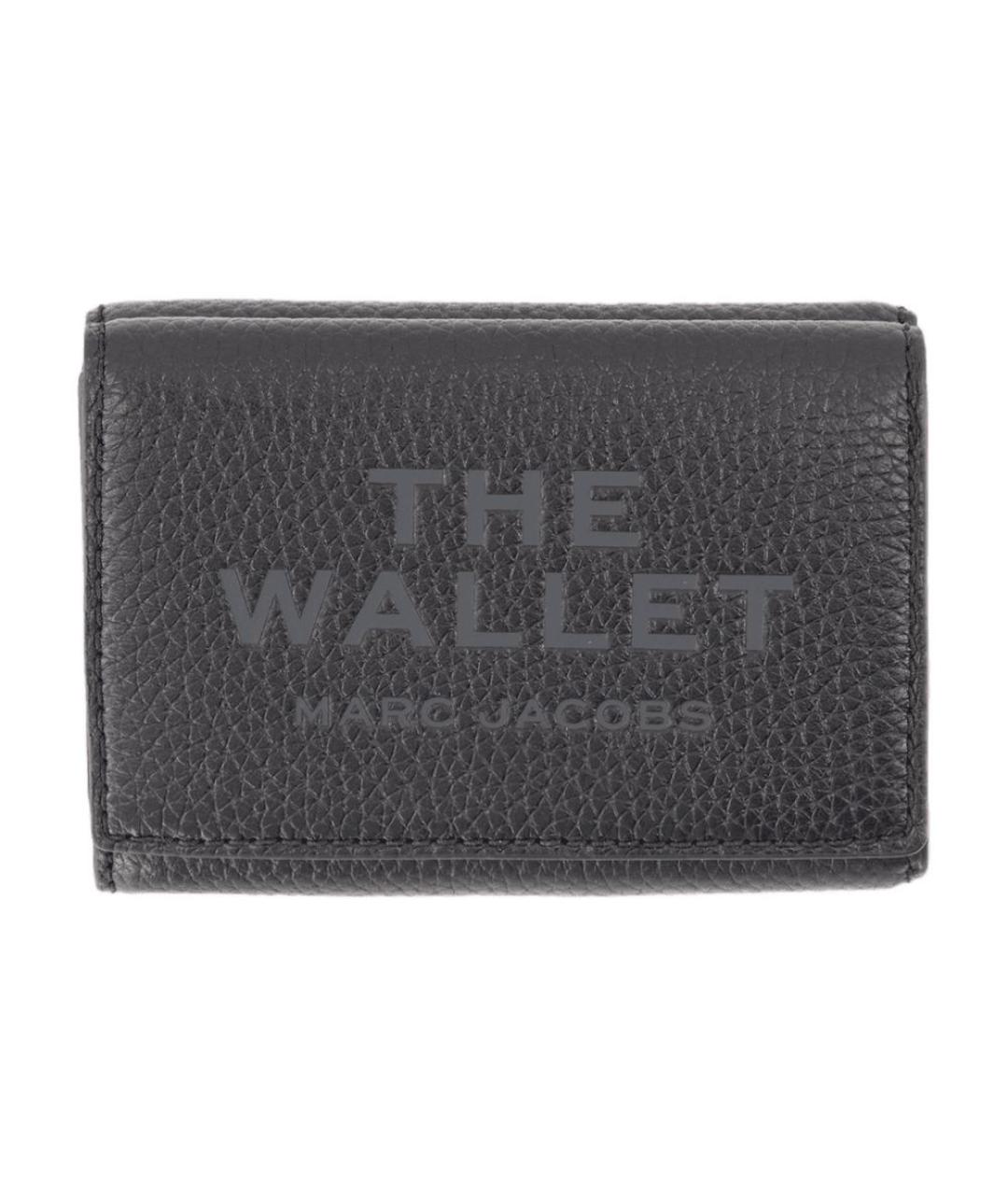 MARC JACOBS Черный кожаный кошелек, фото 1