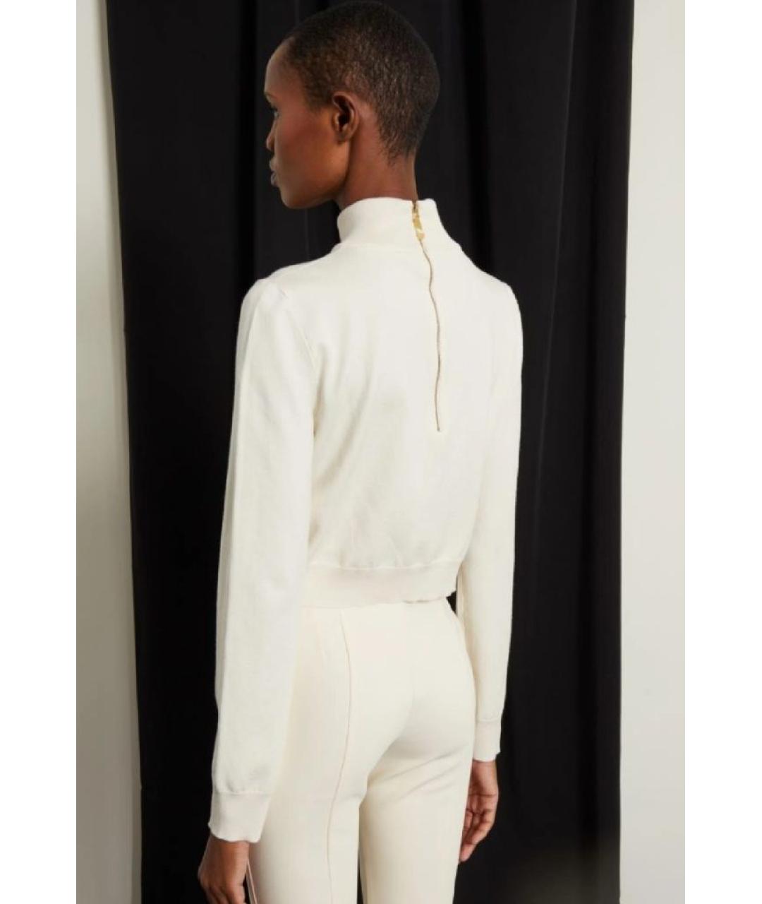 MAX MARA Белая шерстяная водолазка, фото 8