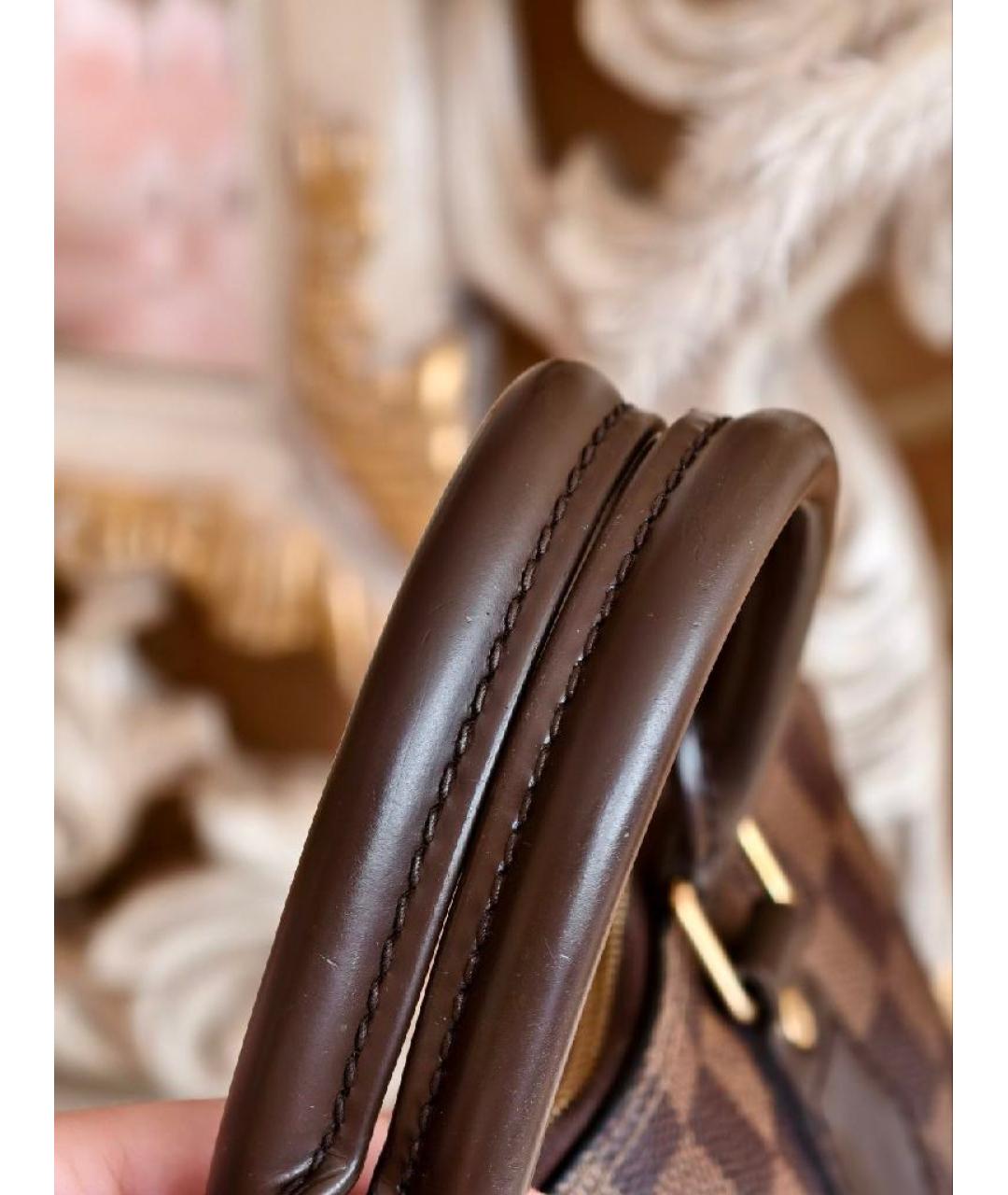 LOUIS VUITTON Коричневая сумка с короткими ручками, фото 7
