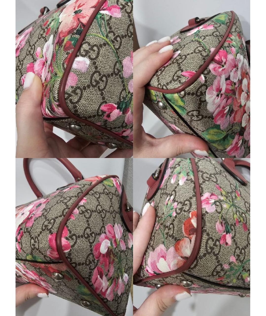 GUCCI Мульти кожаная сумка с короткими ручками, фото 8