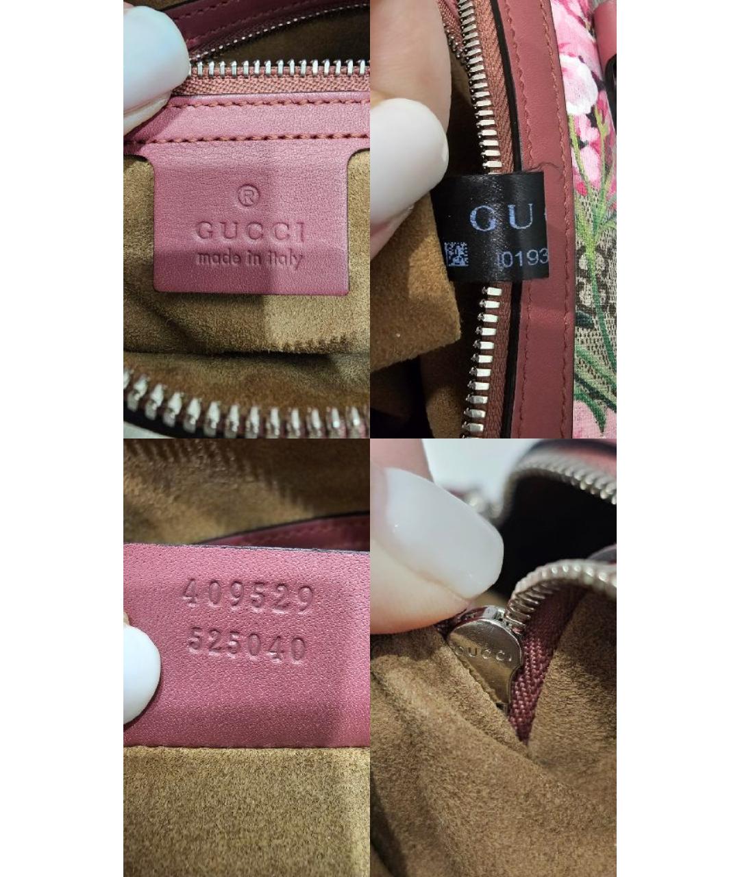 GUCCI Мульти кожаная сумка с короткими ручками, фото 6