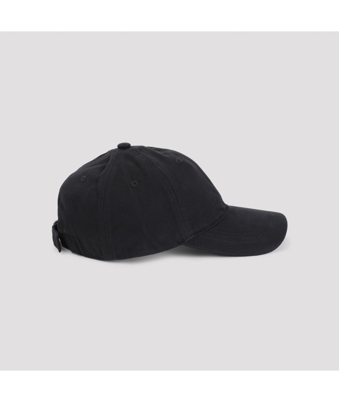 ACNE STUDIOS Черная хлопковая кепка, фото 2