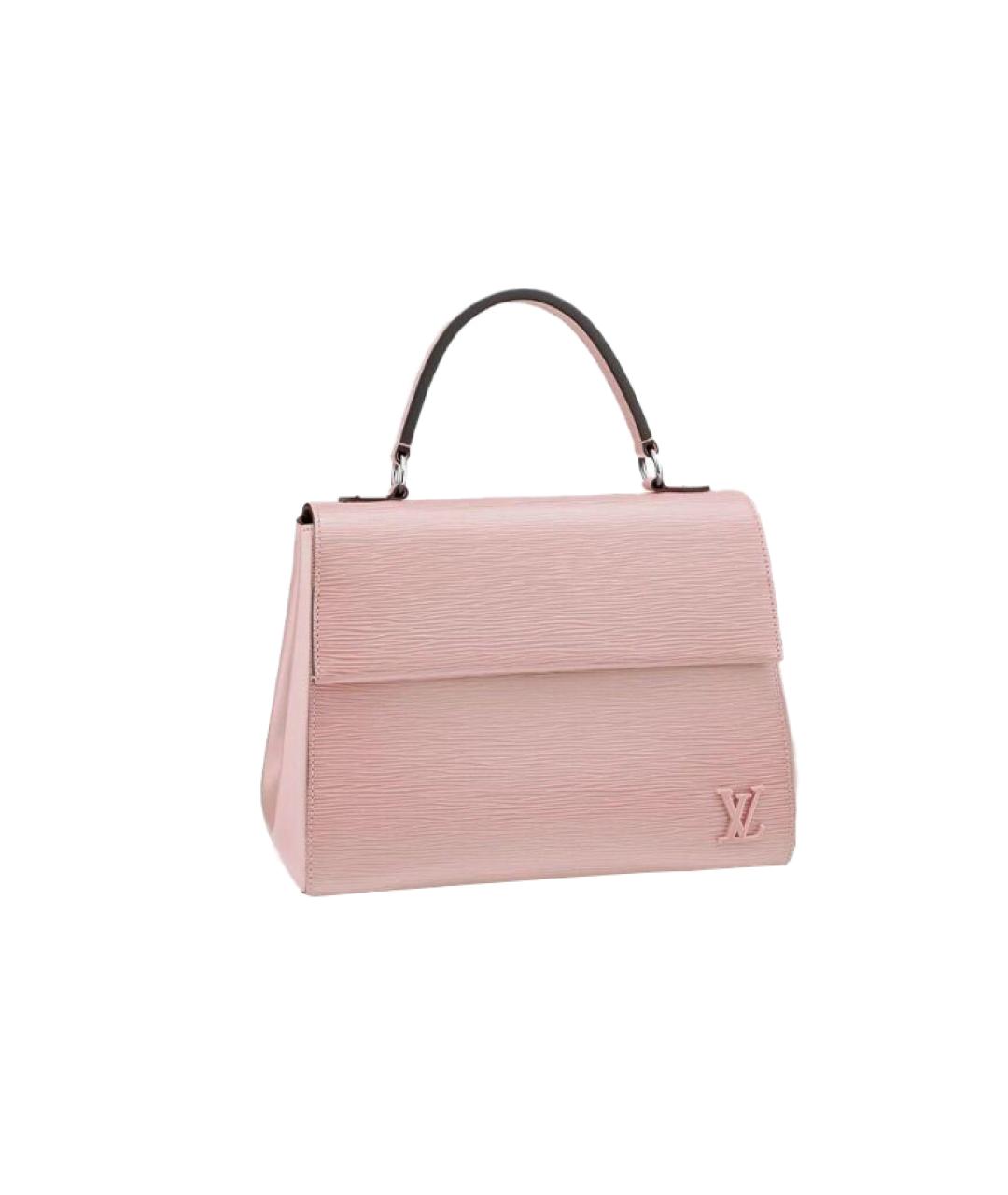 LOUIS VUITTON Розовая кожаная сумка через плечо, фото 2