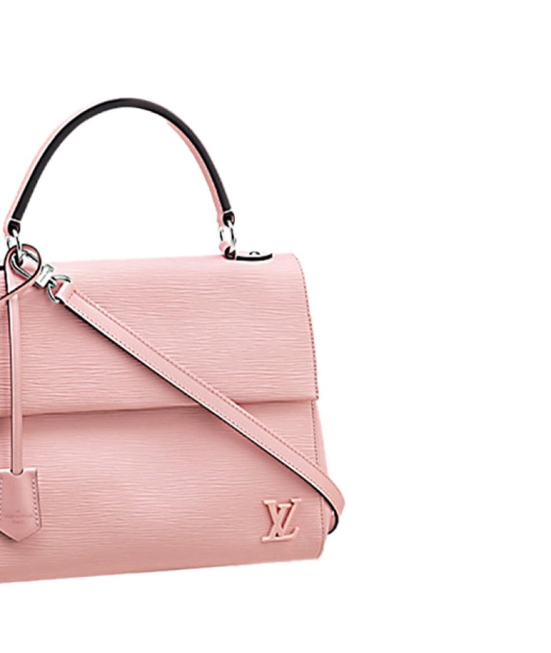 LOUIS VUITTON Розовая кожаная сумка через плечо, фото 5