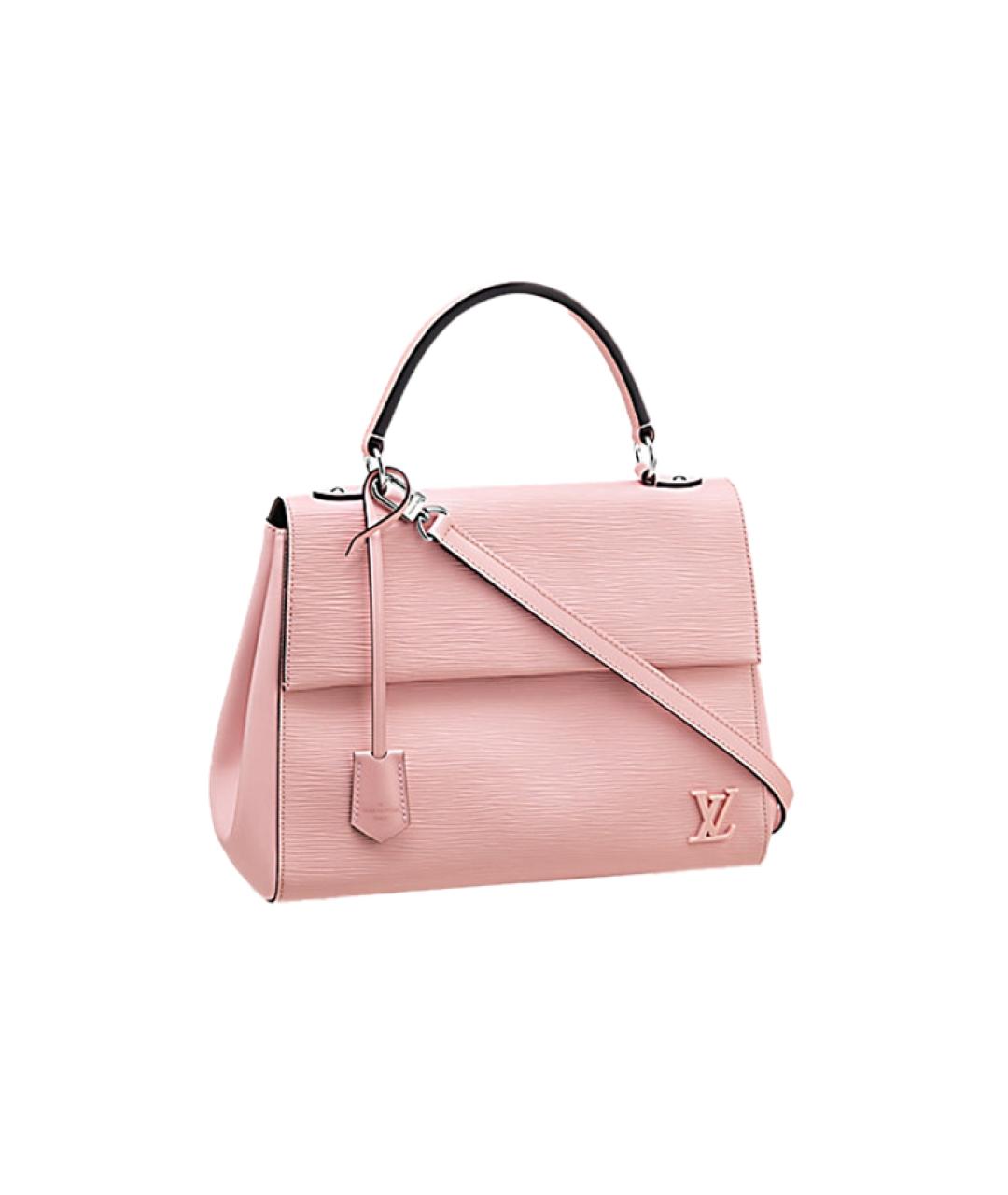 LOUIS VUITTON Розовая кожаная сумка через плечо, фото 6