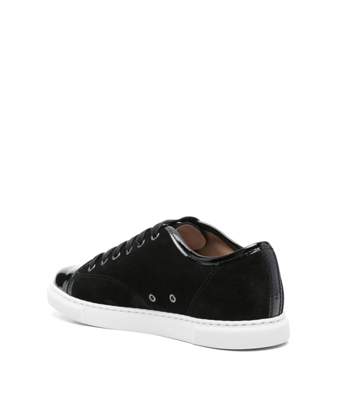 LANVIN Черные кеды, фото 3