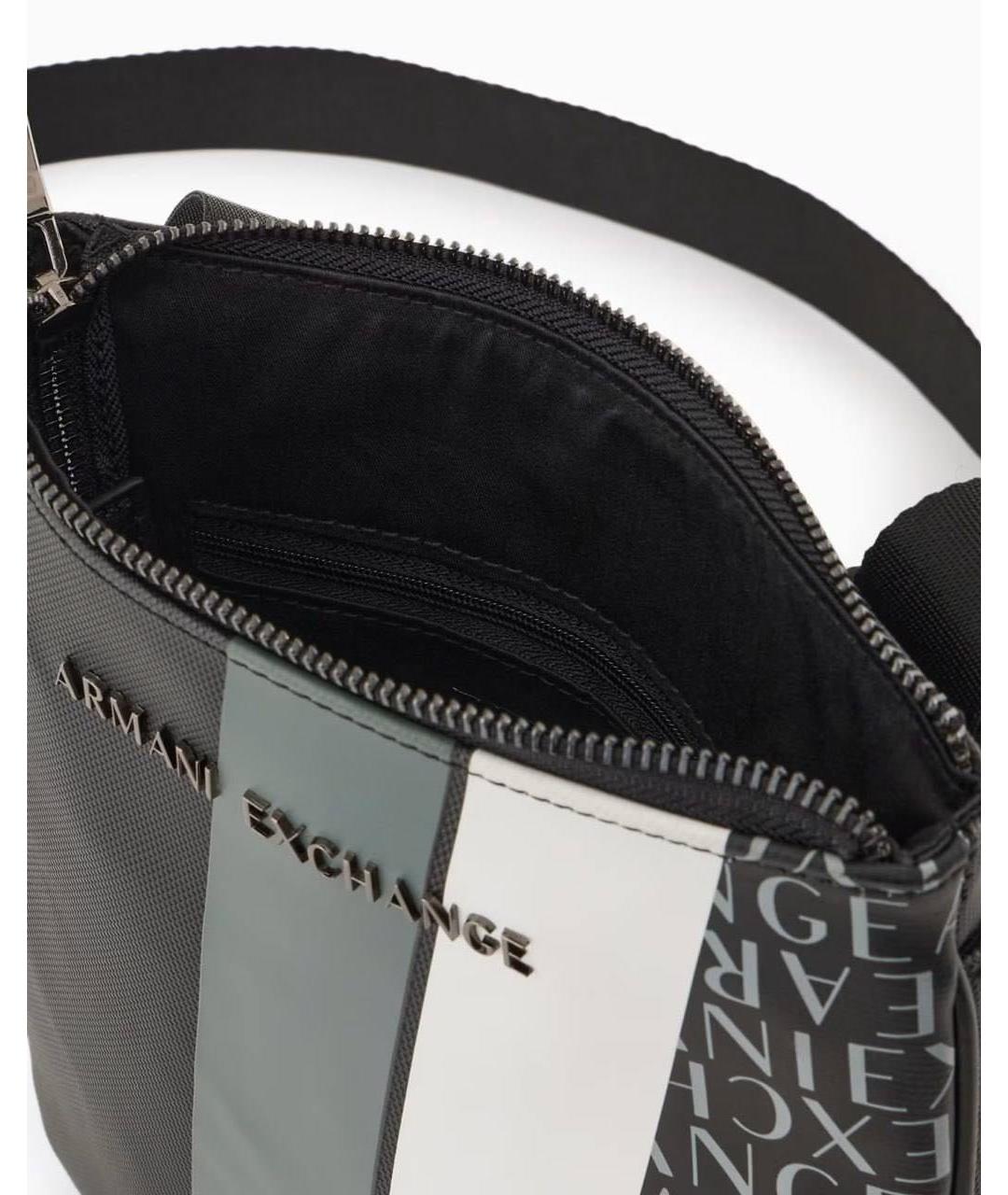 ARMANI EXCHANGE Черная сумка на плечо, фото 2
