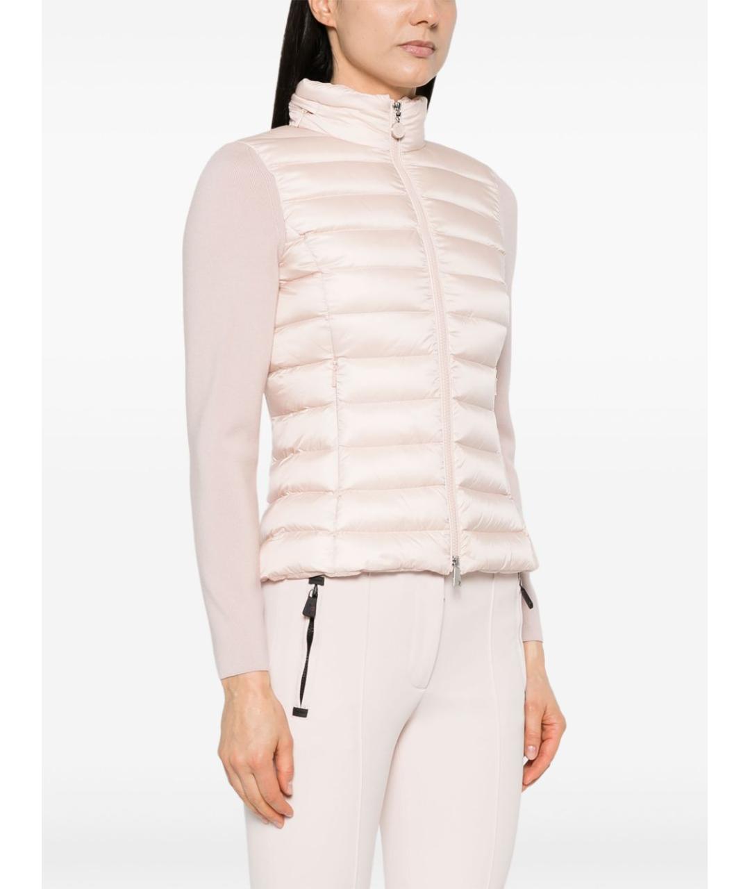 MONCLER Розовый шерстяной кардиган, фото 5
