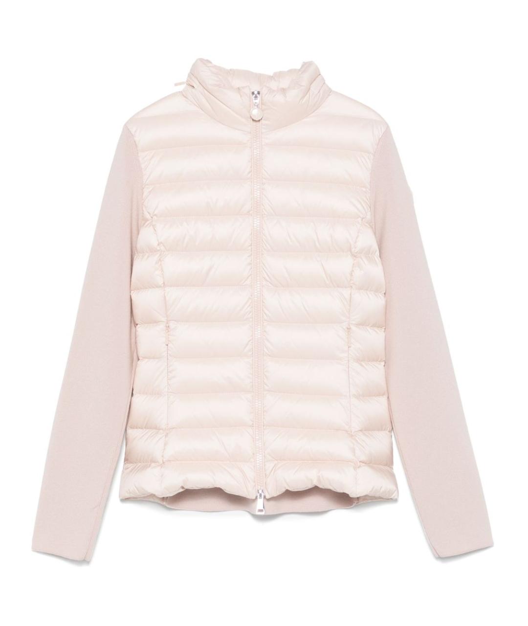 MONCLER Розовый шерстяной кардиган, фото 1