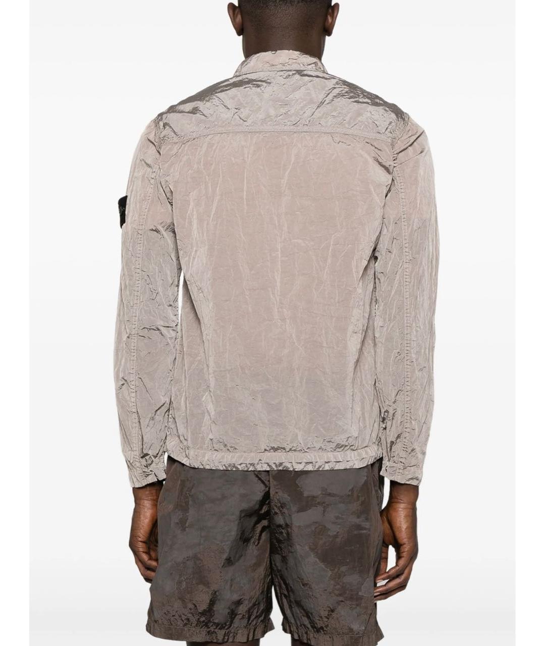 STONE ISLAND Розовая полиамидовая куртка, фото 6
