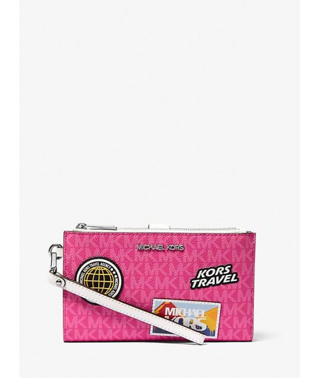 MICHAEL KORS Розовый кошелек, фото 8