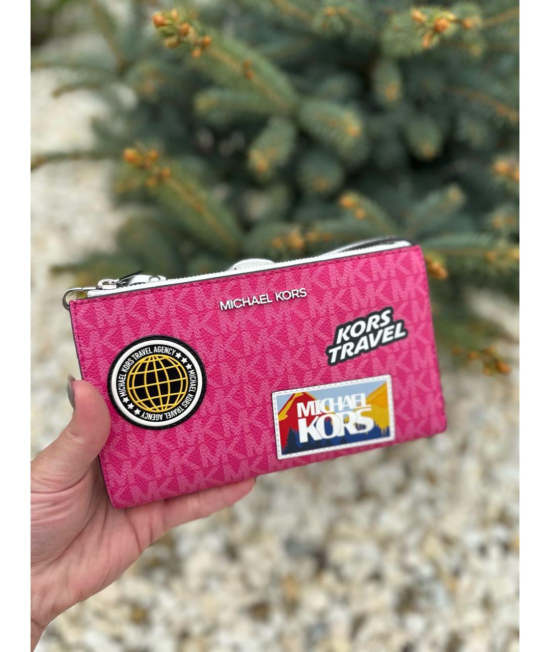MICHAEL KORS Розовый кошелек, фото 3