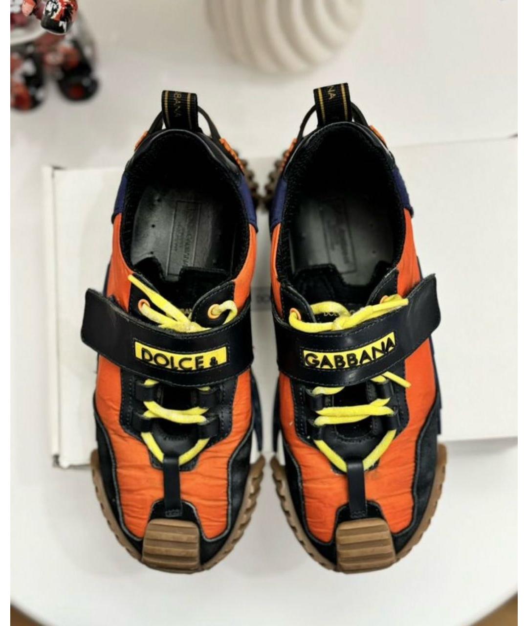 DOLCE&GABBANA Мульти текстильные кеды, фото 2