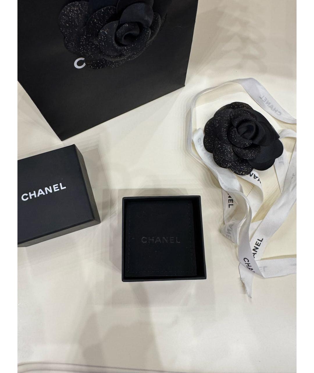 CHANEL Золотые металлические серьги, фото 5