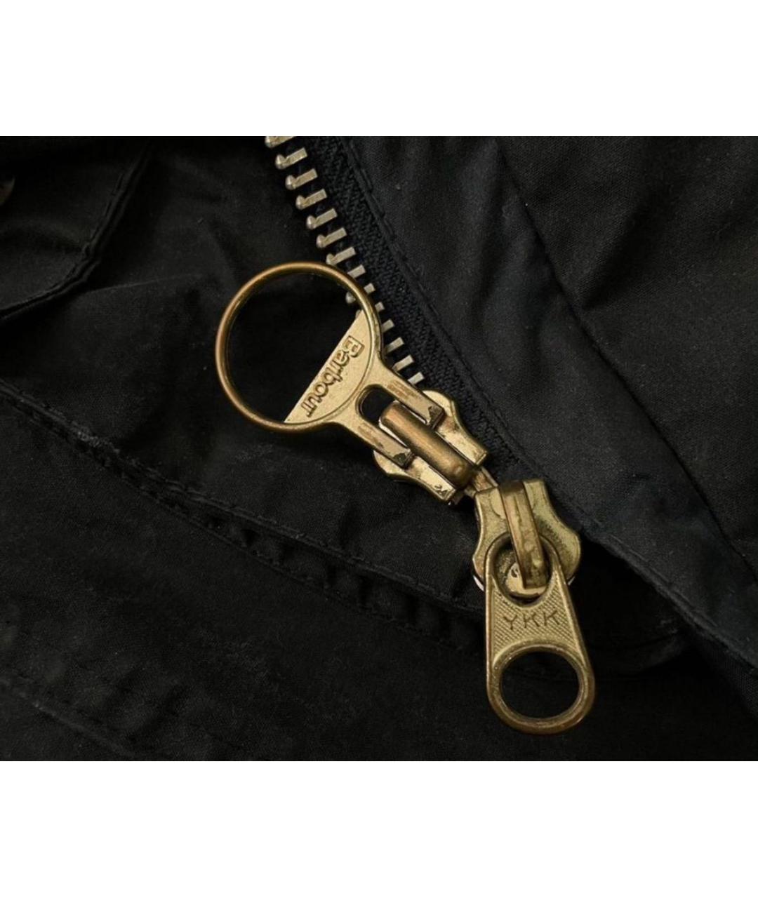BARBOUR Черная куртка, фото 4