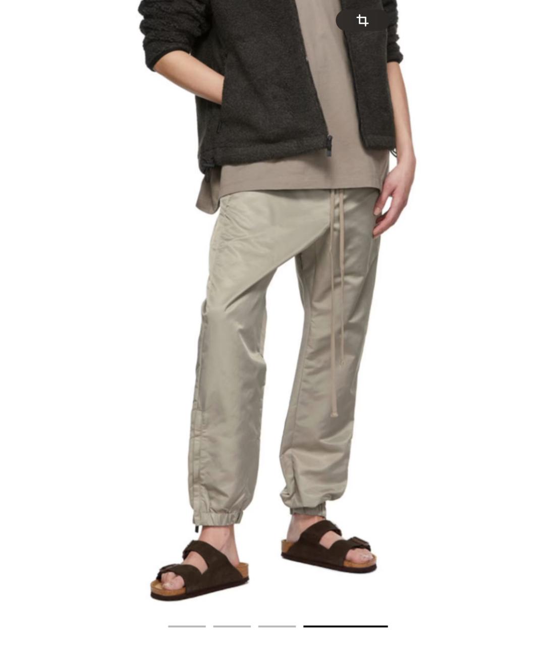 FEAR OF GOD ESSENTIALS Бежевые спортивные брюки и шорты, фото 3