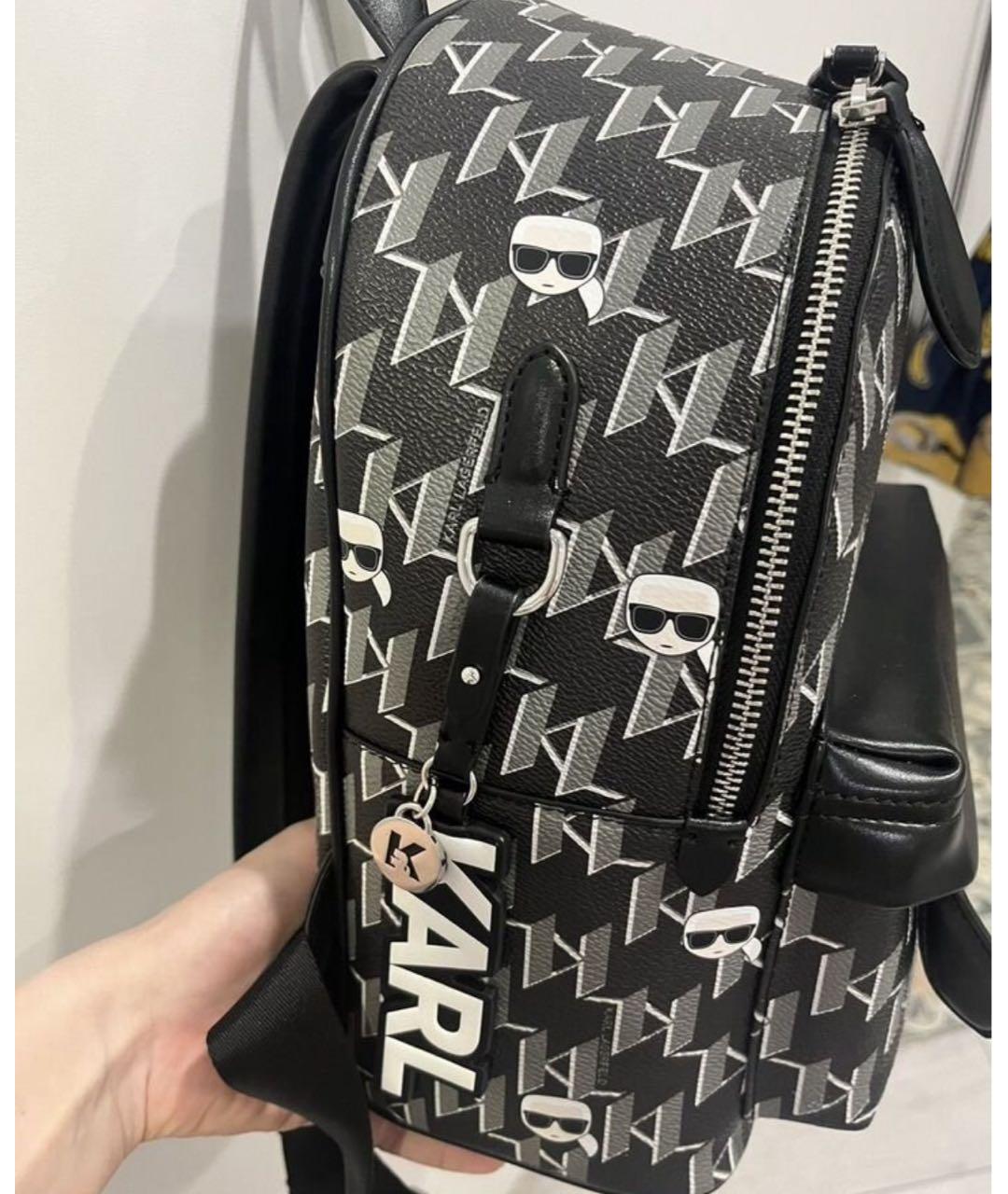 KARL LAGERFELD Черный рюкзак, фото 2