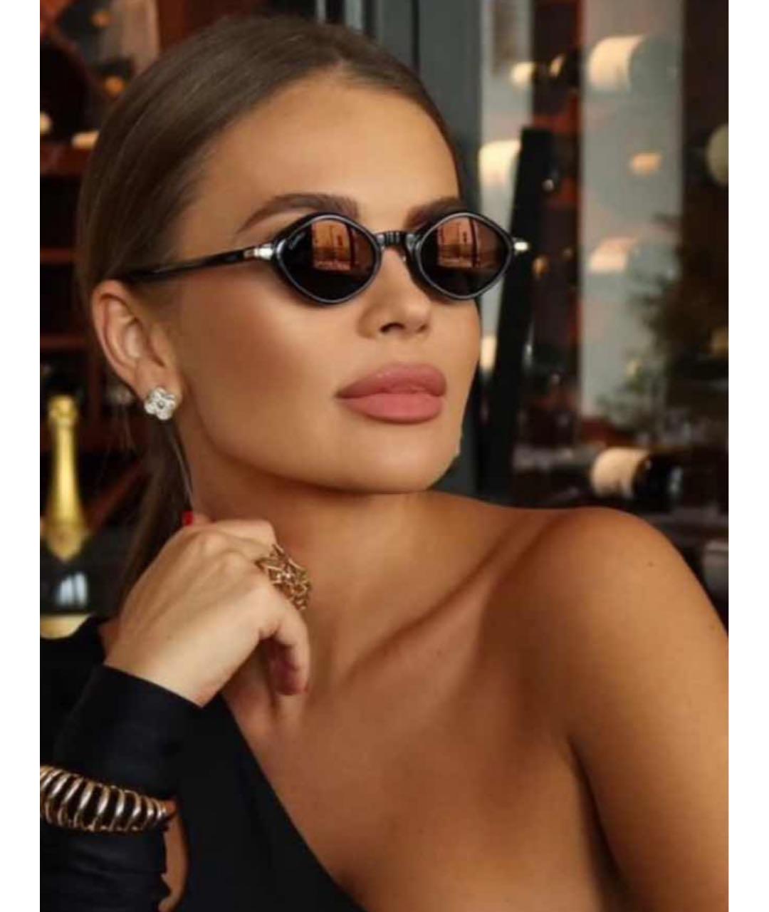 CARTIER Черные пластиковые солнцезащитные очки, фото 3
