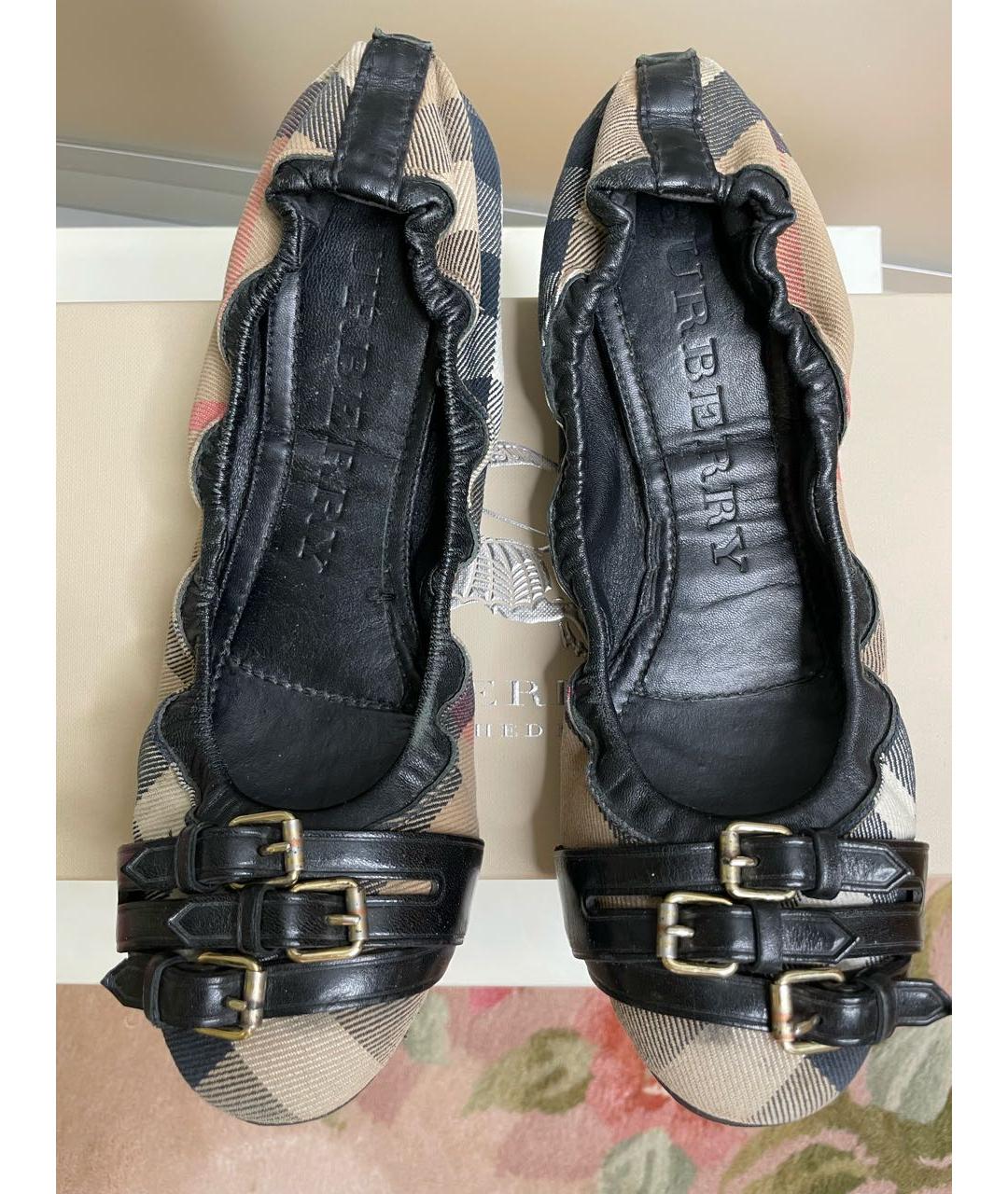 BURBERRY Мульти текстильные балетки, фото 2