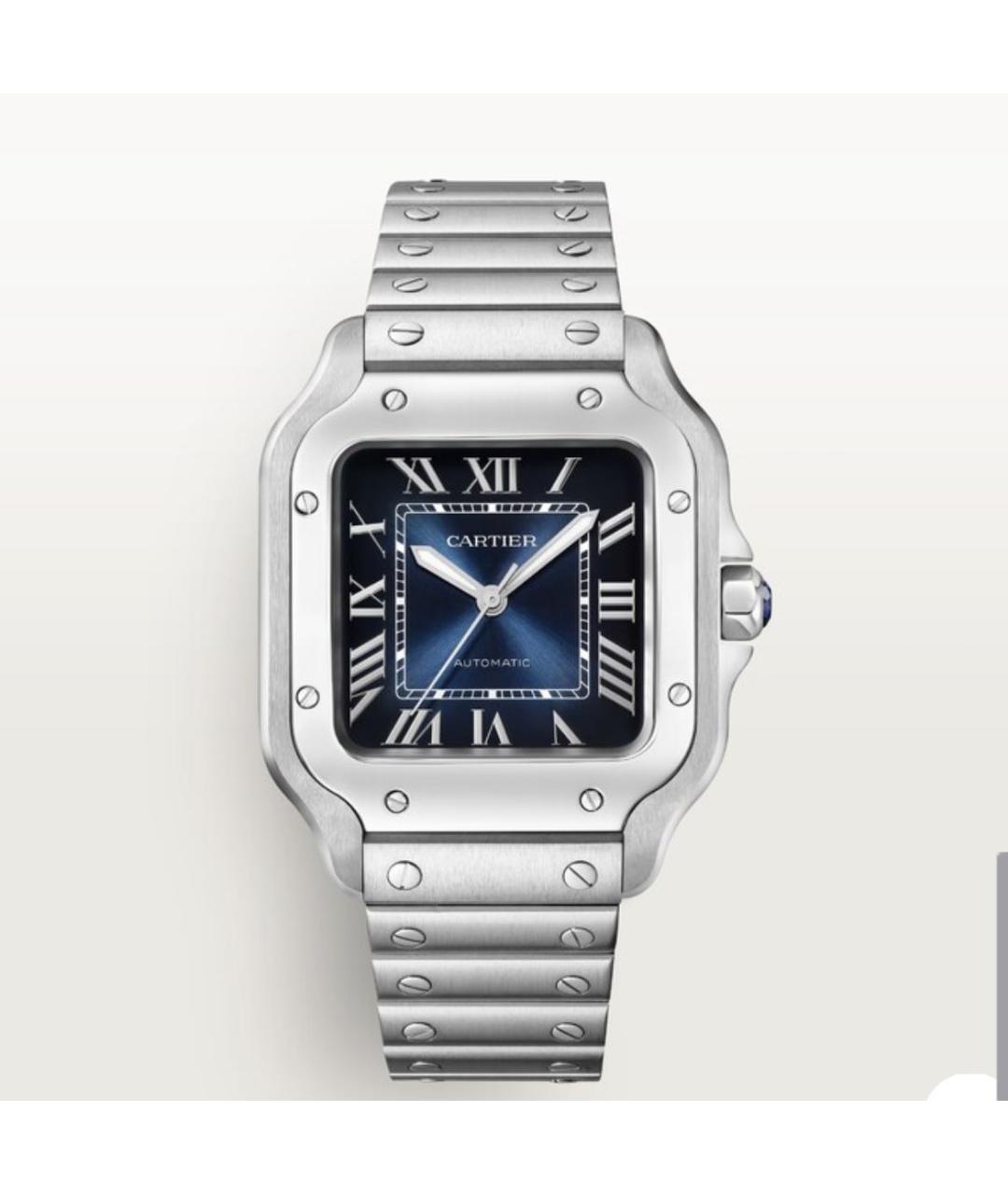 CARTIER Темно-синие часы, фото 1
