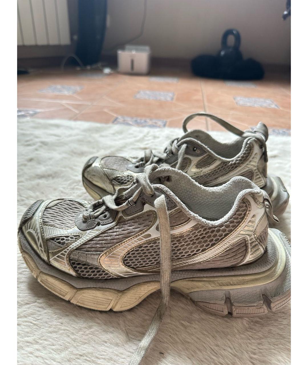 BALENCIAGA Серые кроссовки, фото 3