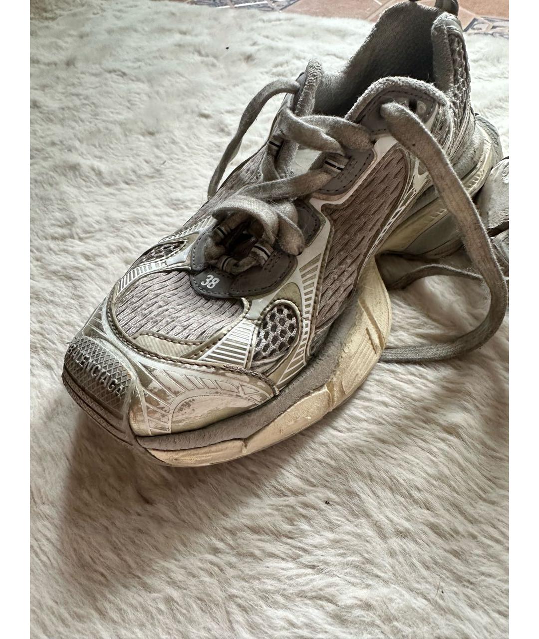 BALENCIAGA Серые кроссовки, фото 6